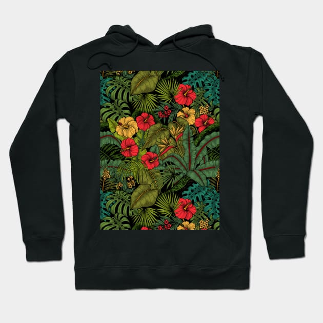 Tropical garden Hoodie by katerinamk